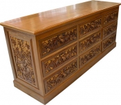 Teak sideboard drawer